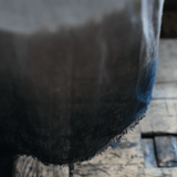 Suspension en lin blanc / Indigo & Brun - Pigments