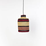 Suspension Lanterne | Paille Tressée - Pigments