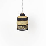 Suspension Lanterne | Paille Tressée - Pigments