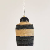 Suspension Petit Minuit | Paille tressée - Pigments