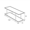 Table basse Edda - Pigments
