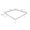 Table basse Love - Pigments