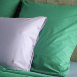 Taie d'oreiller Céleste Detox - 100% percale de coton bio - Pigments