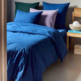 Taie d'oreiller Céleste So Blue - 100% percale de coton bio - Pigments