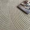 Tapis Canopée beige Uni - Pigments