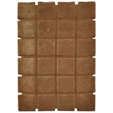 Tapis Damier Cannelle - Pigments