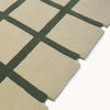 Tapis Damier Crème & Sauge - Pigments