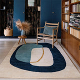 Tapis Inclusion bleu orage - Pigments