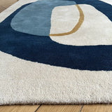 Tapis Inclusion bleu orage - Pigments