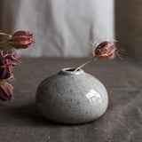 Vase émaillé bas - Pigments