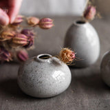 Vase émaillé bas - Pigments