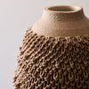 Vase en argile brune - Pigments
