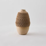 Vase en argile brune - Pigments