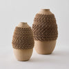 Vase en argile brune - Pigments