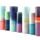 Vase en porcelaine Coulé - Pigments