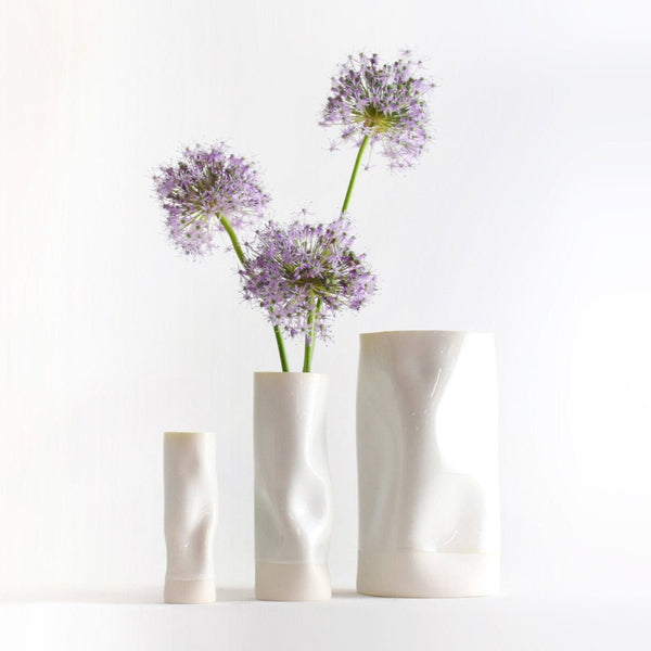 Vase en porcelaine Distorsion - Pigments