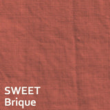 CANAPÉ BISCARROSSE MÉRIDIENNE HOME SPIRIT Canapé Home Spirit Sweet Brique 100% LIN fin - SWEET 