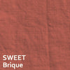 CANAPÉ CONVERTIBLE BIDART 4 PLACES HOME SPIRIT Convertible Home Spirit Sweet Brique Droit 