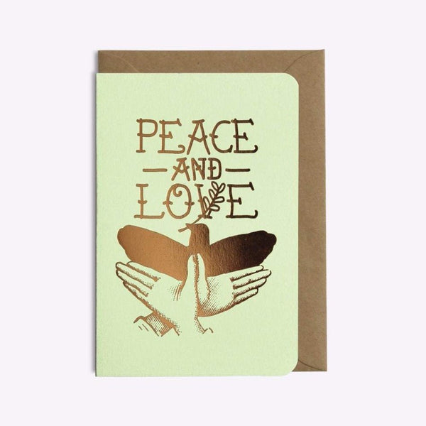 CARTE PEACE AND LOVE - Pigments