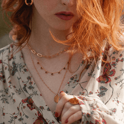COLLIER RASIL QUARTZ ROUGE - Pigments