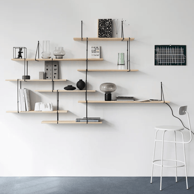 ETAGERE EN FRÊNE NATUREL - Pigments