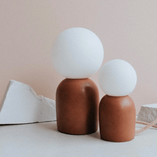 LAMPE A POSER EN BÉTON - Pigments