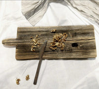 PLANCHE EN BOIS RECYCLÉ LONGUE - Pigments