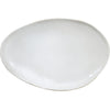 Plat Ovale L Wabi Blanc - Pigments