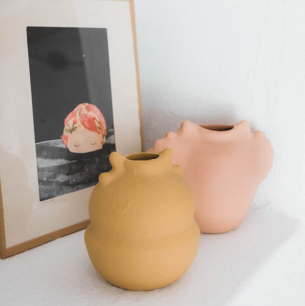 VASE LUCRÈCE OCRE - Pigments
